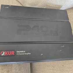O Kur 2400 Watt Amp
