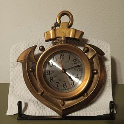 Vintage Solid Brass Ship's Clock