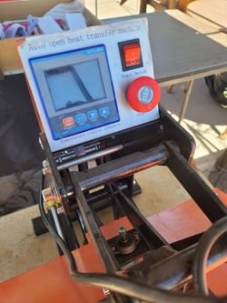 Silk screen and heat press