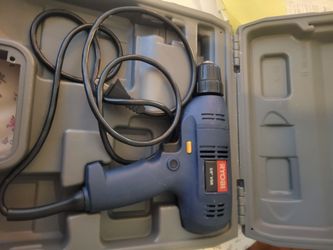 Ryobi 3/8" variable speed drill with case