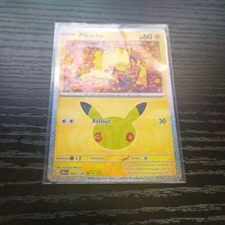 Pokemon Pikachu 035/128 13/30 30th Anniversary Set
