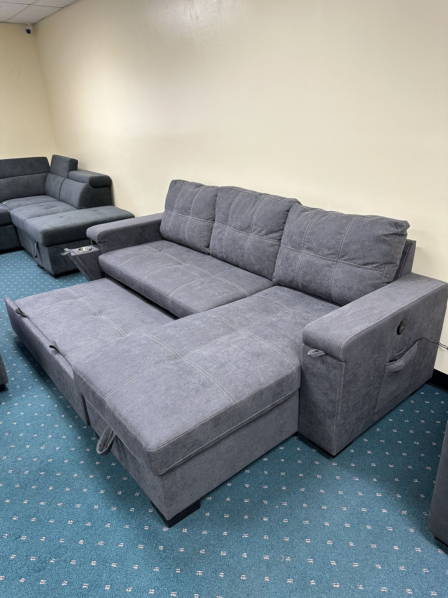 Brand new sectional in box- Flexible Payment options available $39 down. (Limited supply) 
