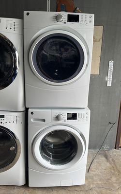 GE Front Load Washer Dryer White Combo
