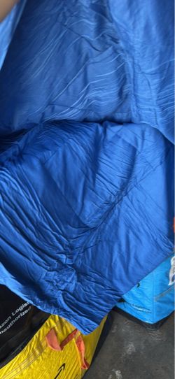 Concha azul con fundas colcha y savanas size kin
