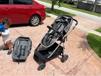 Evenflo stroller + travel car seat