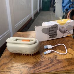 New Pet Electric Spray Handle  Massage Brush