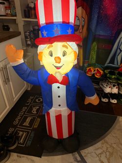 4ft Uncle Sam Patriotic Inflatable Decoration