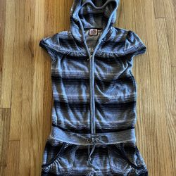 Juicy Couture Hooded Terry Cloth Romper SZ S (USED)