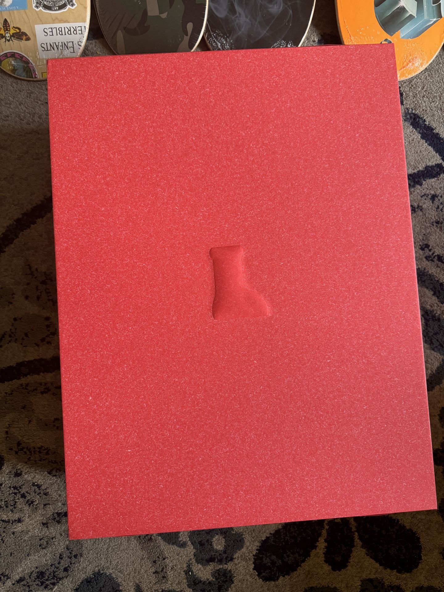 Big Red Boots Brand New In Original Box