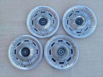 OEM 1973 to 1977 Ford Maverick 14" Center Cap Hubcap Wheelcover Set of 4