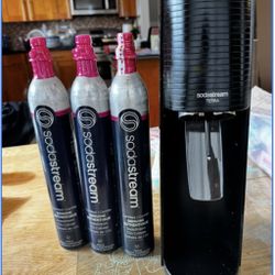 Soda Stream 3 New Cylinders