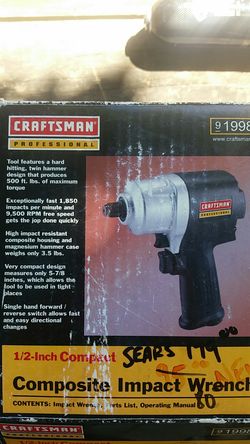 Craftsman professional 1/2" impact