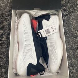 adidas Anthony Edwards 1 Low Size 9 White/Black Basketball Sneakers JQ6140