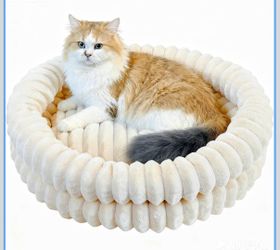 Cat donut bed