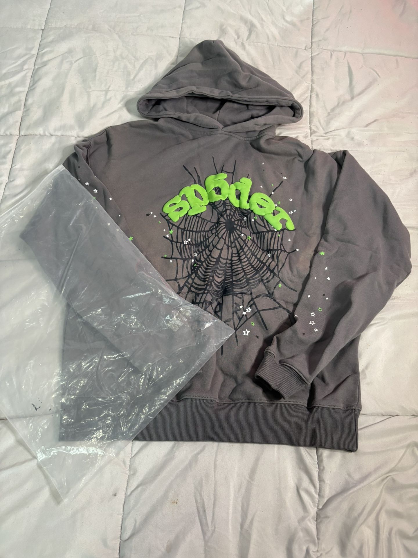 Gray Spider Hoodie