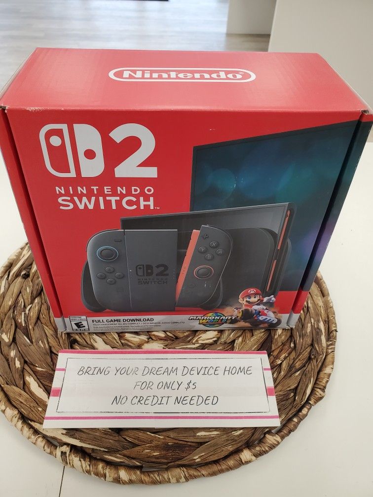 ๐ Nintendo Switch 2 (Brand New) + Mario Kart World โ Only $1 to Grab It Today! Up to 1-Year Warranty Included ๐