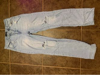 distressed jeans