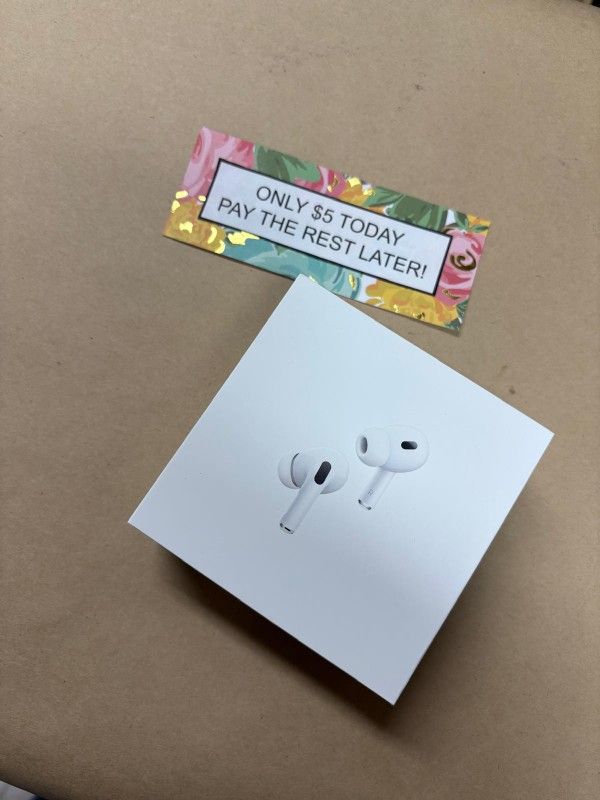 Apple Airpods Pro 2 Wireless Headphones New - Pay $1 today and pay the rest later -
