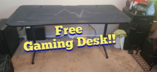 Free 60" Long Gaming Desk