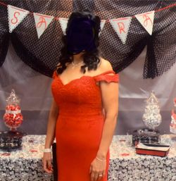 Formal Red Long Dress