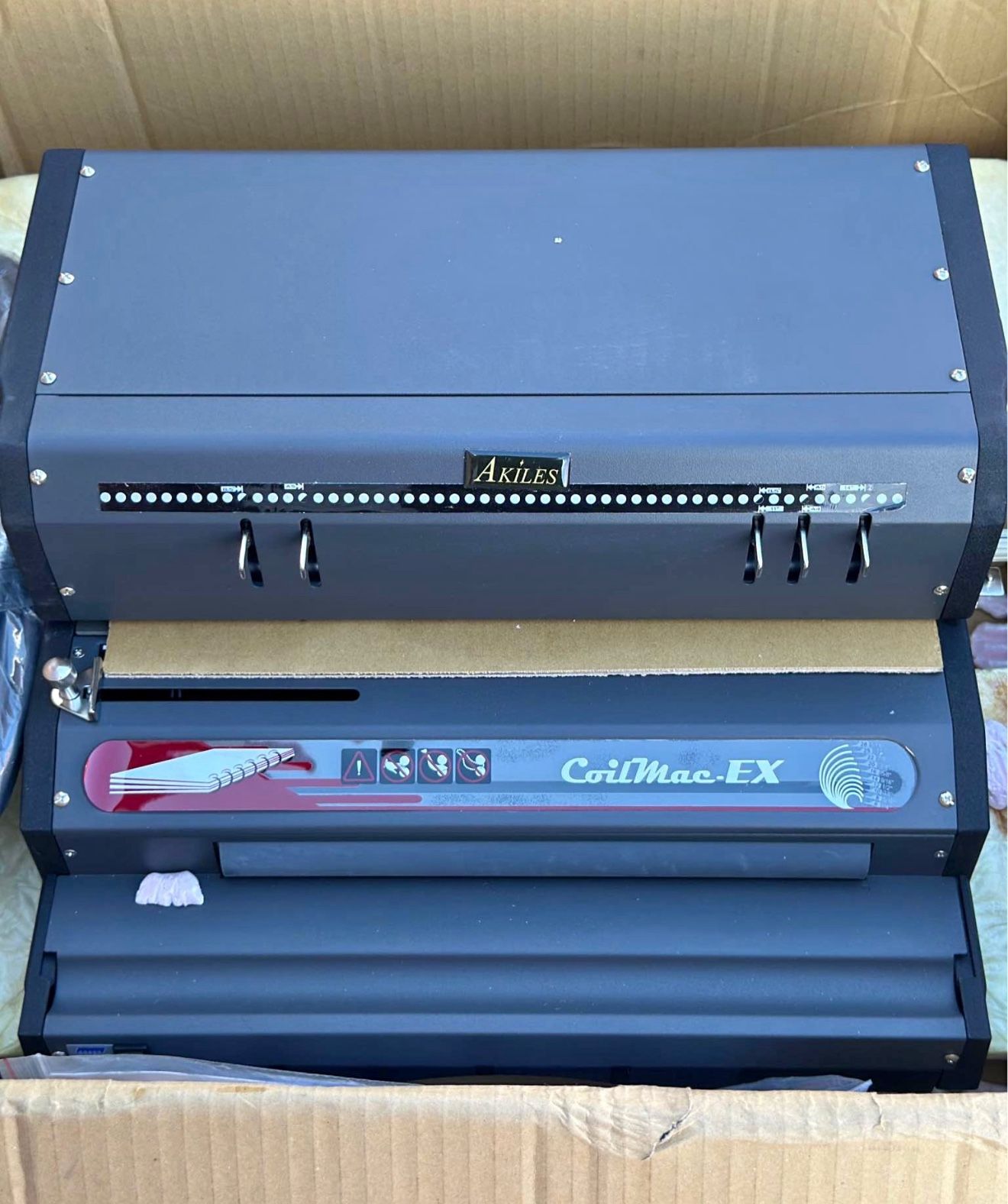 Akiles CoilMac-EX41 Coil Binding Machine & Electric Punch & Inserter 4:1 [New]