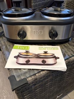 TRU Dual Crock Buffet Slow Cooker BS-215