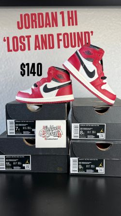 DS NEW TD Jordan 1 LOST AND FOUND