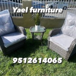 Brand New Patio Outdoor Furniture Set Swivel Chairs 