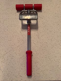 Stand NewRoberts 10-955 Extendible Floor Roller, 3 in Dia Roller, 7-3/8 in W Roller, Steel Roller, Twist-Lock Handle