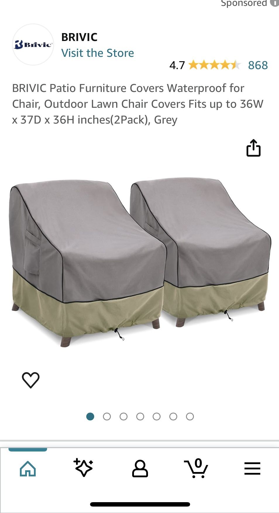 Waterproof Outdoor Chair Covers