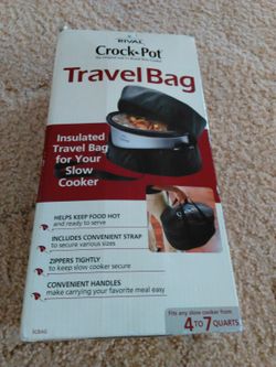 (Cerritos)NEW Crock pot travel bag..Fit 4-7Q
