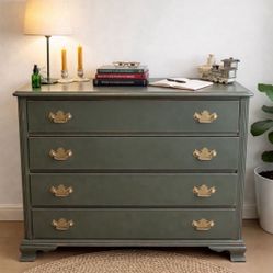 Vintage olive green dresser FREE DELIVERY