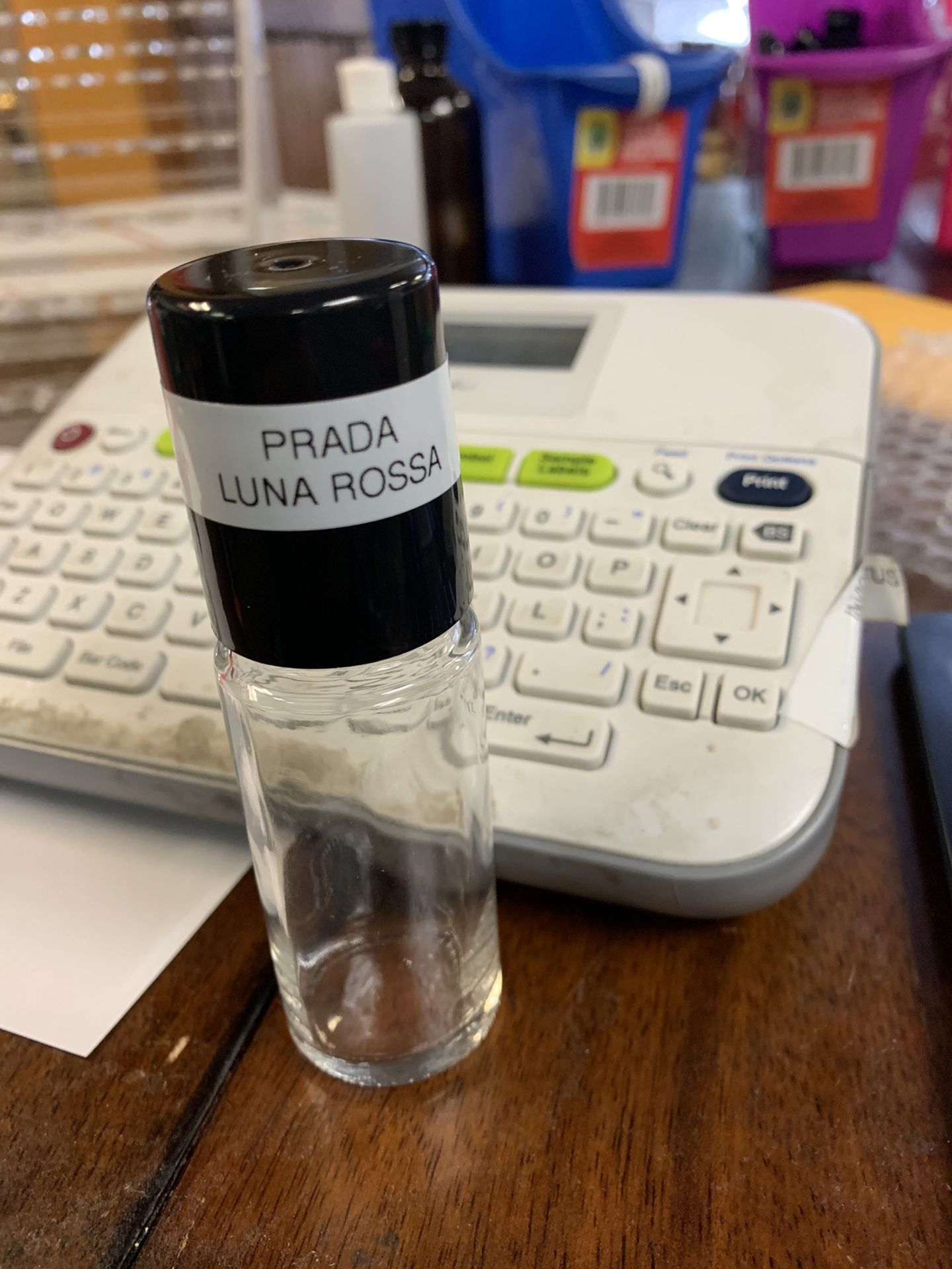 Prada Luna Rossa (m) body oil fragrance 1oz