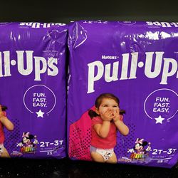 Huggies diapers pull ups size 2T/3T