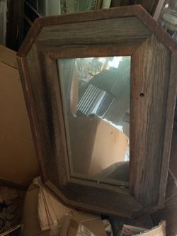 Antique farmhouse mirror