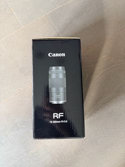 Canon RF75-300mm F4-5.6, Telephoto Zoom Lens, Compatible with EOS R Series Mirrorless Cameras, Black