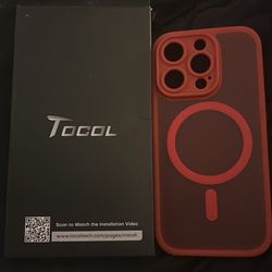 iPhone 16 pro red case