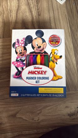 MICKEY MOUSE CLUBHOUSE COLORING KIT WITH MARKERS