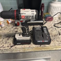 Porter cable Drill 20v With Battery And Charger 