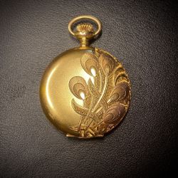 Elgin 14k Solid Gold Hunters Case Pocket Watch VINTAGE