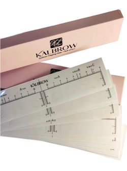 Eyebrow Mapping Ruler