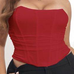 Red Tube Corset 