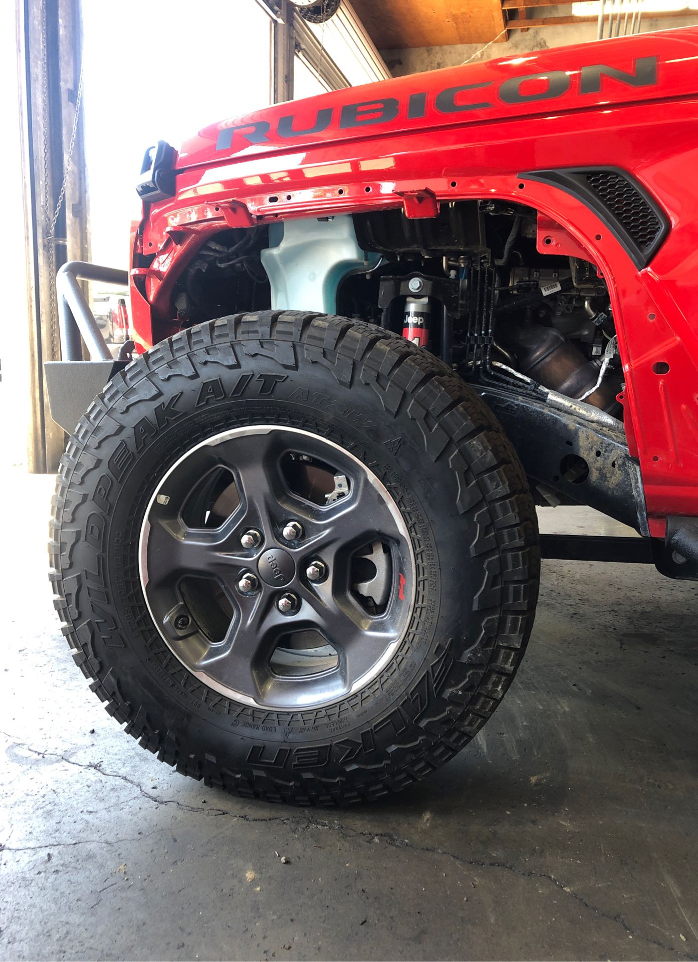 Jeep wheels and tires rubicon