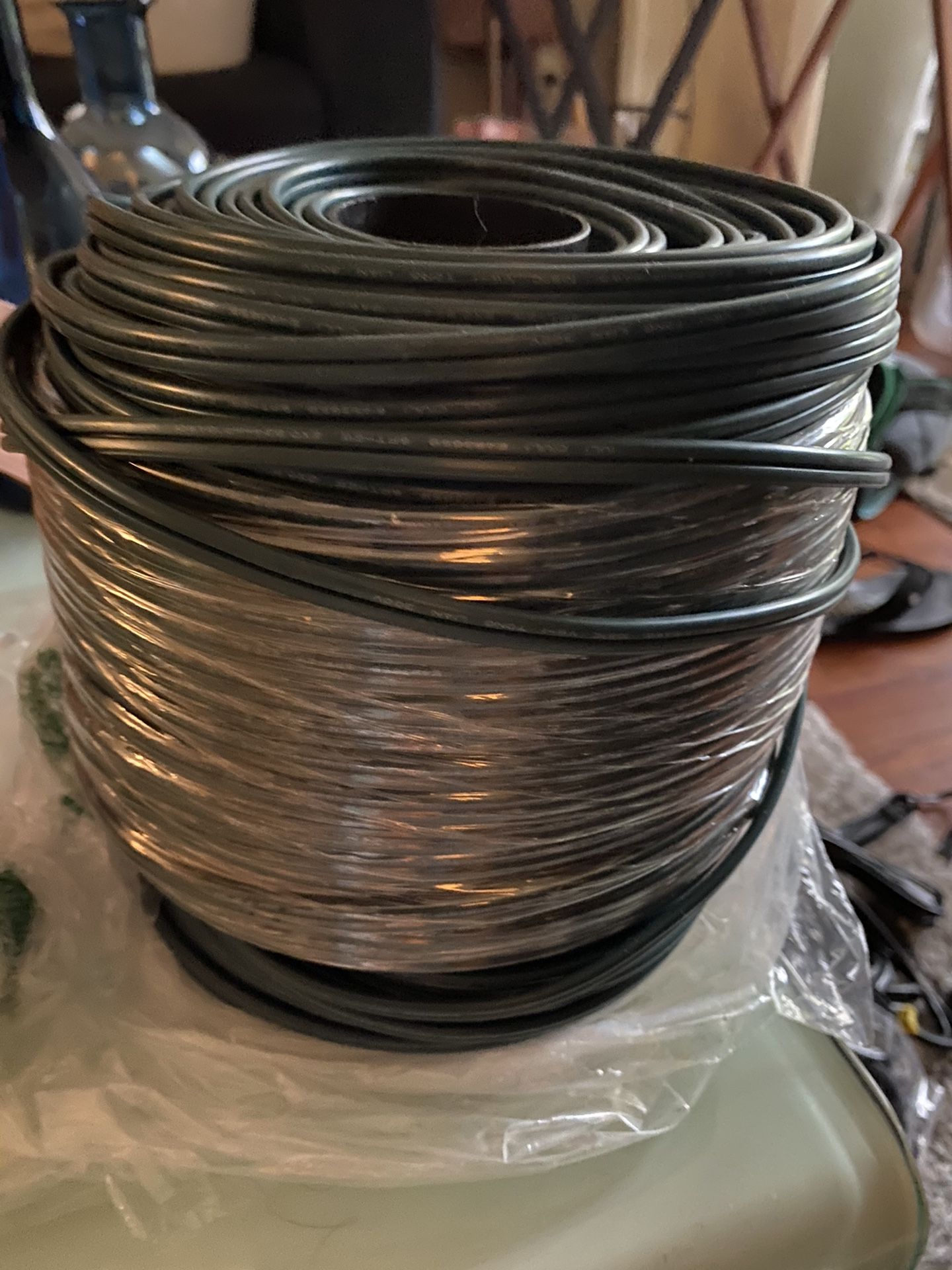 Roll of Siamese cable Awg+18/2