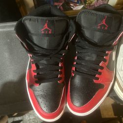 jordan 1 red and black