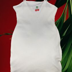 Xl White Fitted Dress