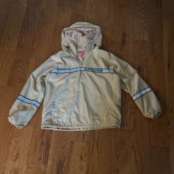 Supreme Reflective Taping Hooded Pullover 'Tan'