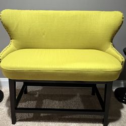 Upholstered Loveseat Bench