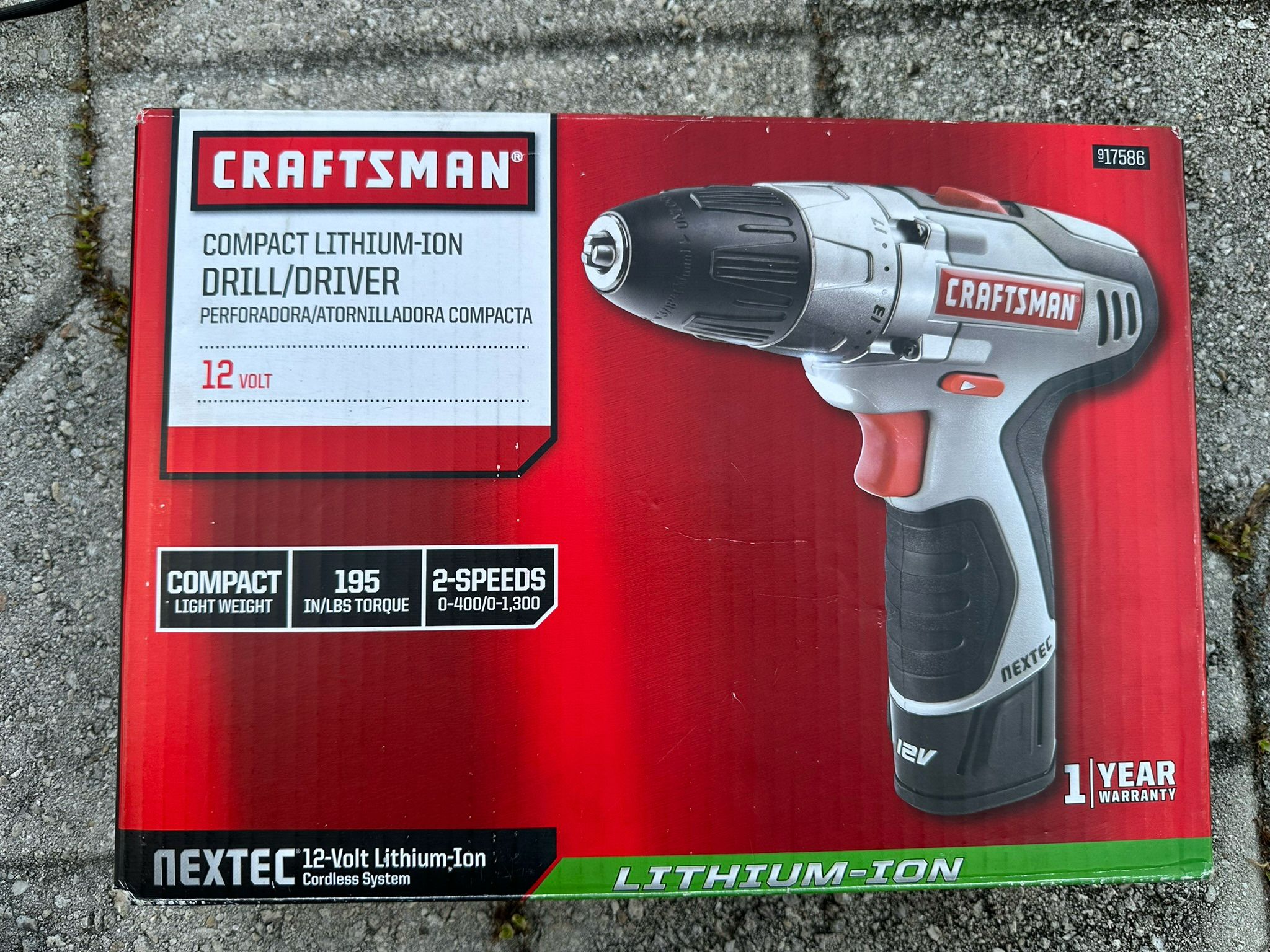 Craftsman Nextec 12V Compact Lithium Ion Drill/Driver