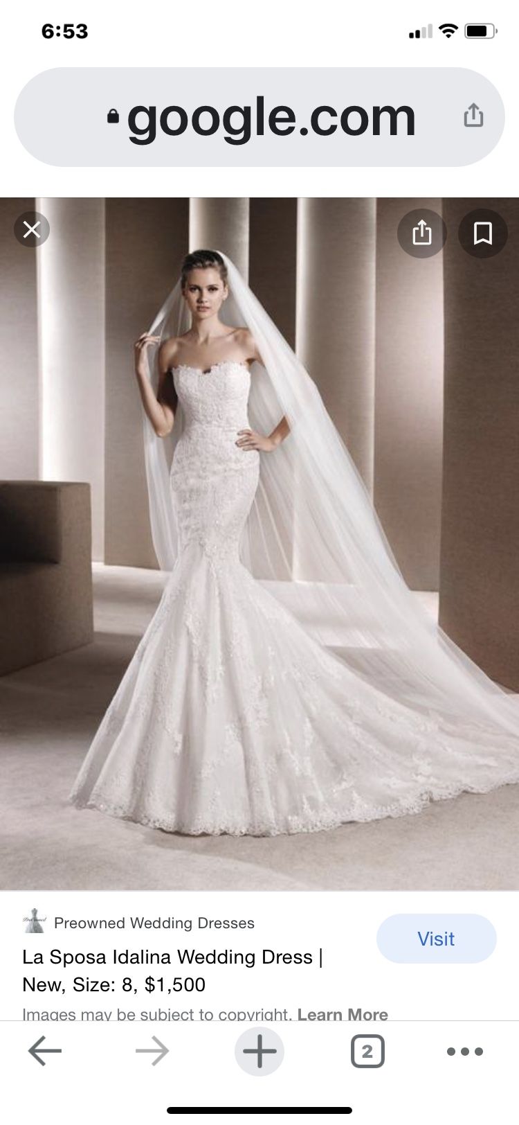 Wedding Gown Perfect Condition